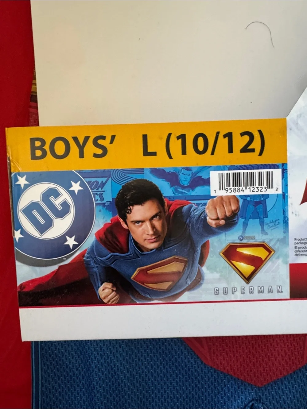 DC Comics Superman Kids Costume in Blue, Red & Gold